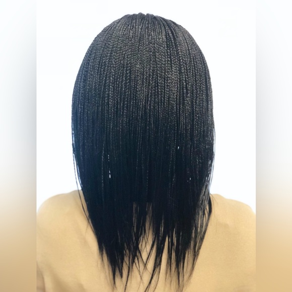 Micro Million box braided Wig - 12" Color 1 - Picture 2 of 2